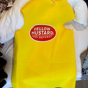 Mustard costume with hat in good condition. Only wore it once!